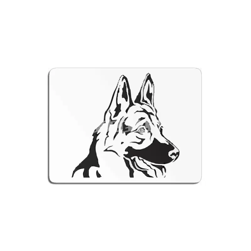 Decorative Portrait Profile Dog MDF Tablo