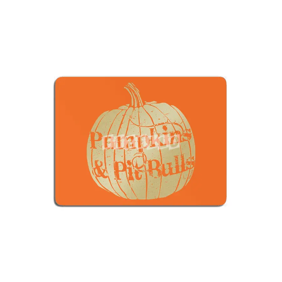Pumpkins & Pit Bulls MDF Tablo