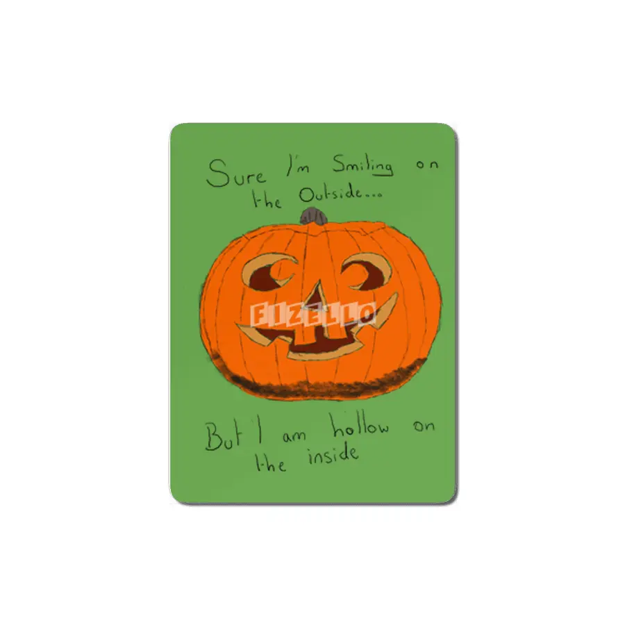 Hollow Pumpkin MDF Tablo