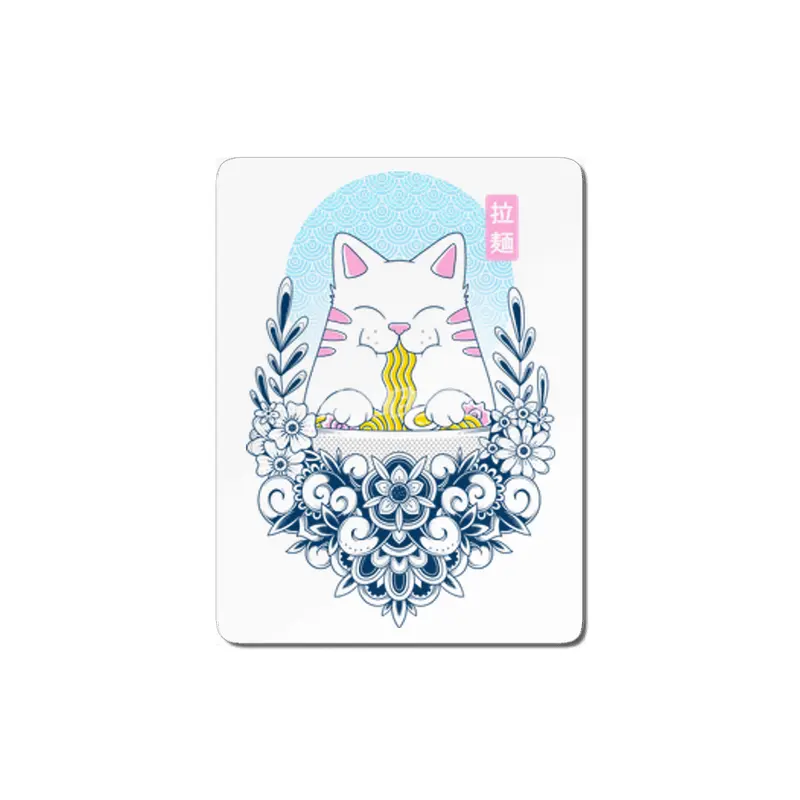 Ramen Cat MDF Tablo