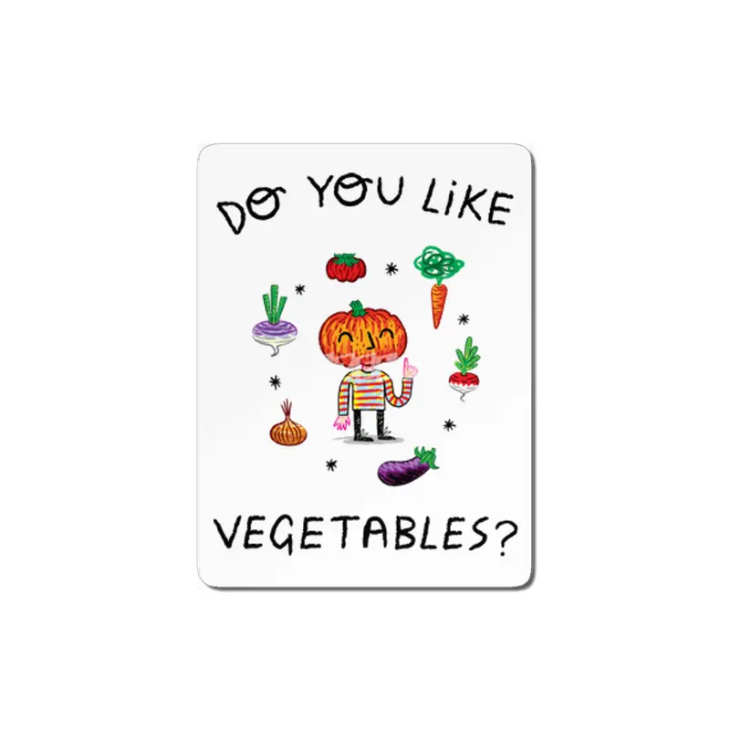 Do You Like Vegetables? MDF Tablo