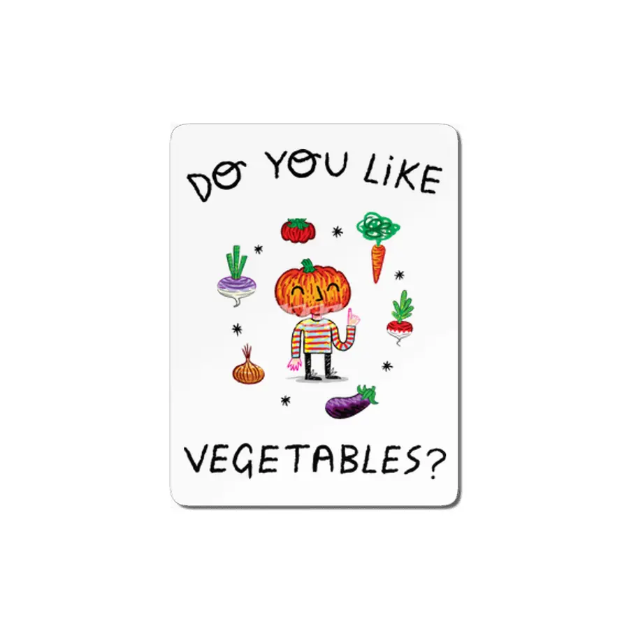 Do You Like Vegetables? MDF Tablo