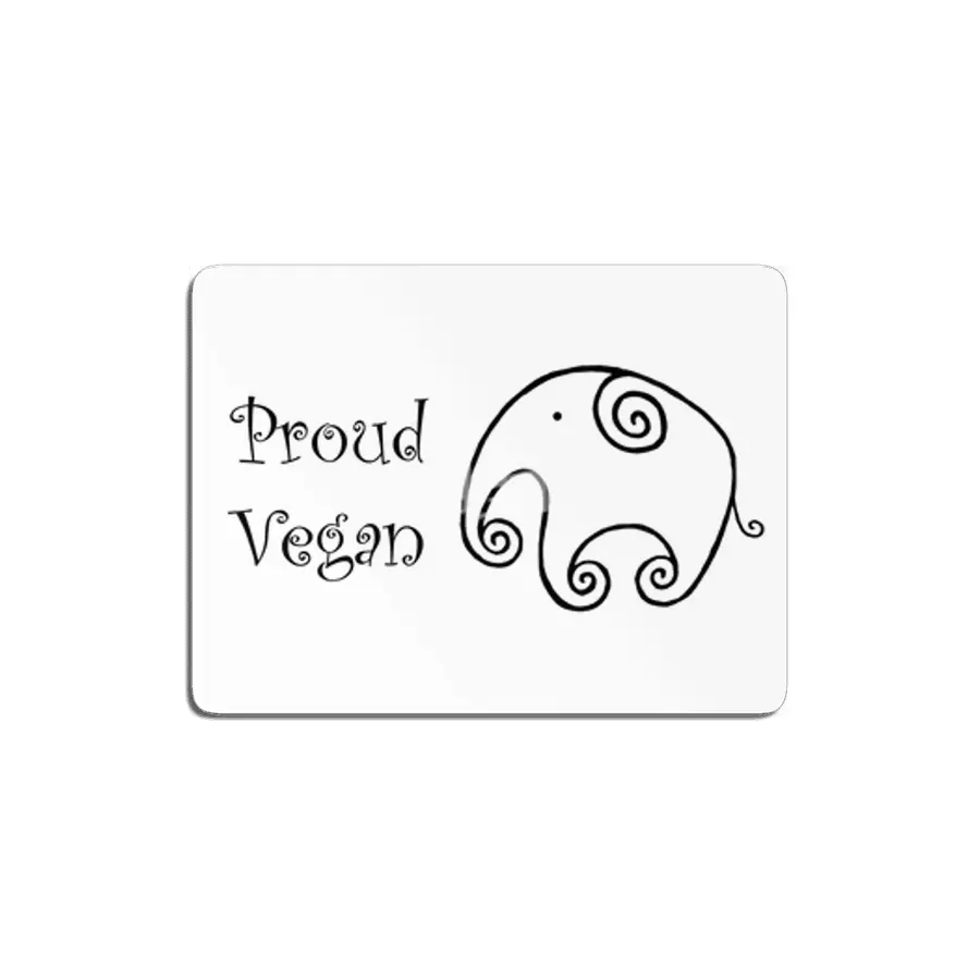 Proud Vegan (elephant) MDF Tablo