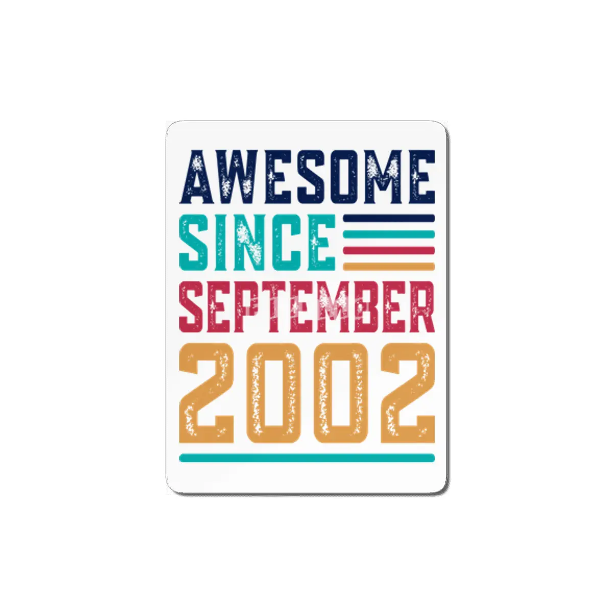Awesome Since September 2002 MDF Tablo