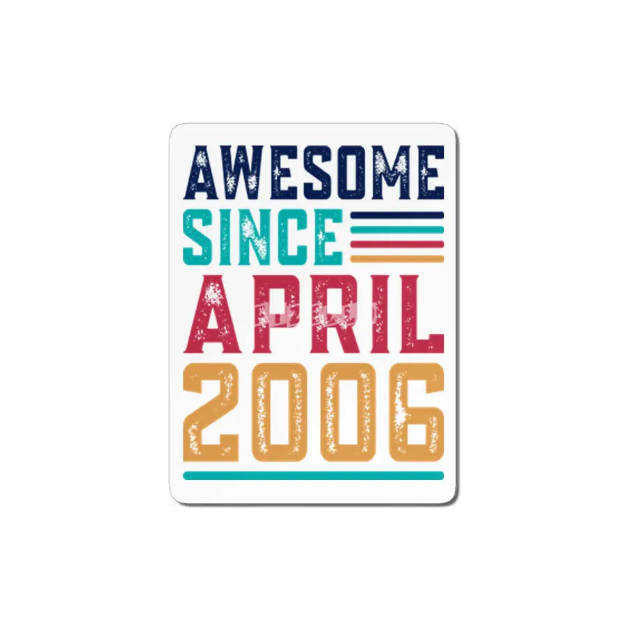 Awesome Since April 2007 MDF Tablo