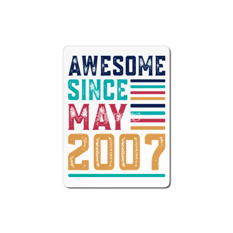 Awesome Since May 2007 MDF Tablo