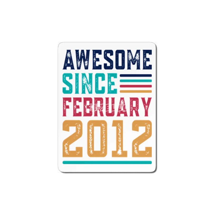Awesome Since February 2012 MDF Tablo