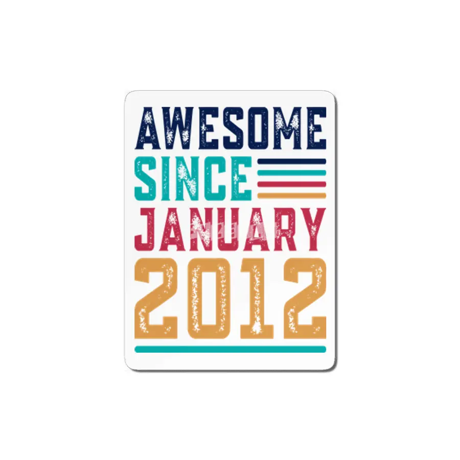 Awesome Since January 2012 MDF Tablo