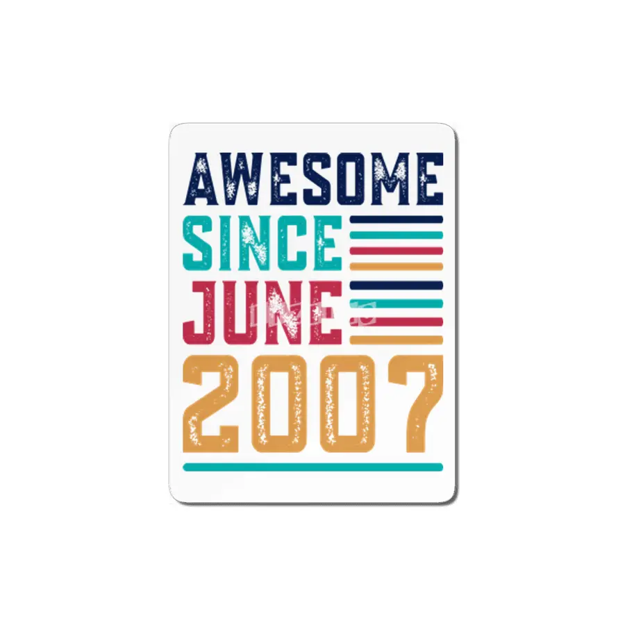 Awesome Since June 2007 MDF Tablo