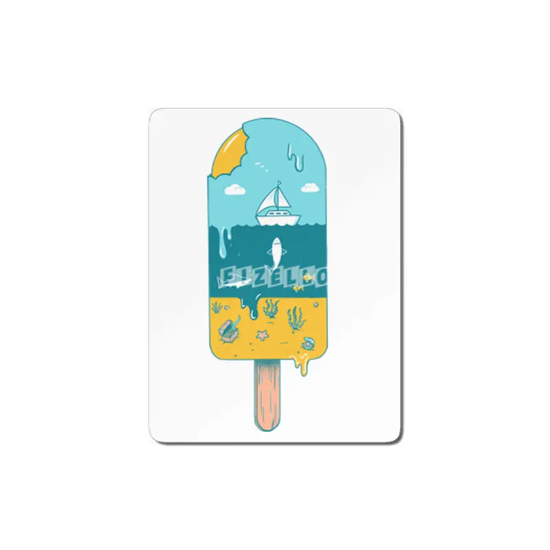 Beach Melted Landscape MDF Tablo