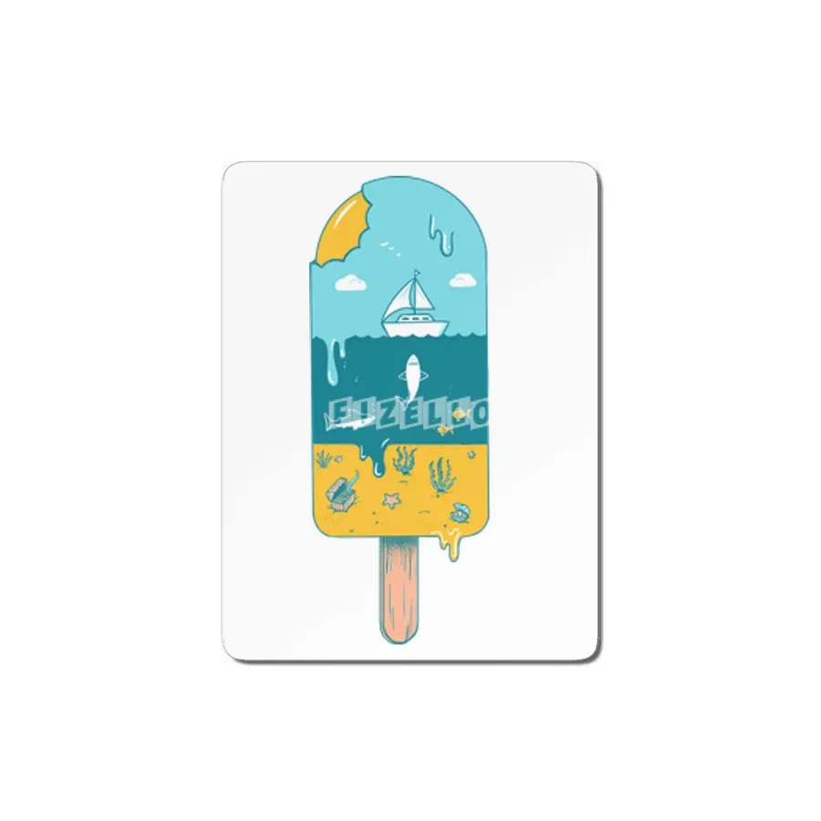 Beach Melted Landscape MDF Tablo