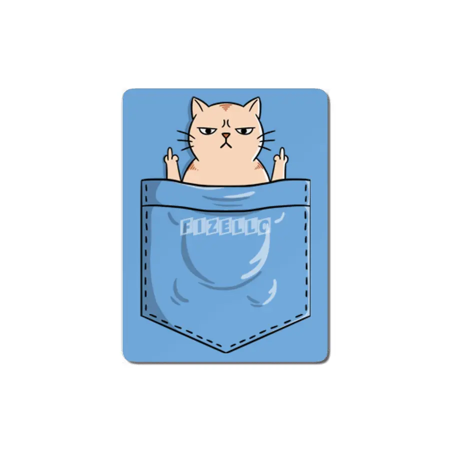 Cat pocket fingers MDF Tablo
