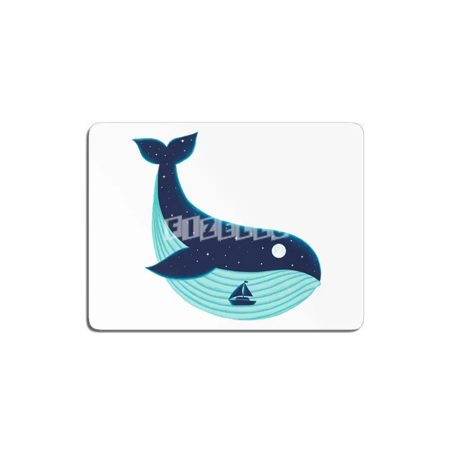 Nature Whale MDF Tablo