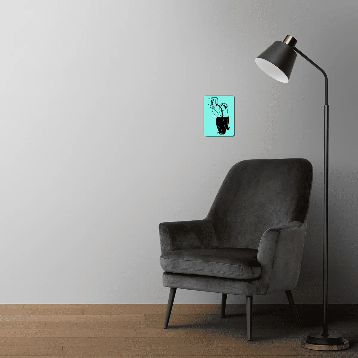 Sloth Coffee MDF Tablo