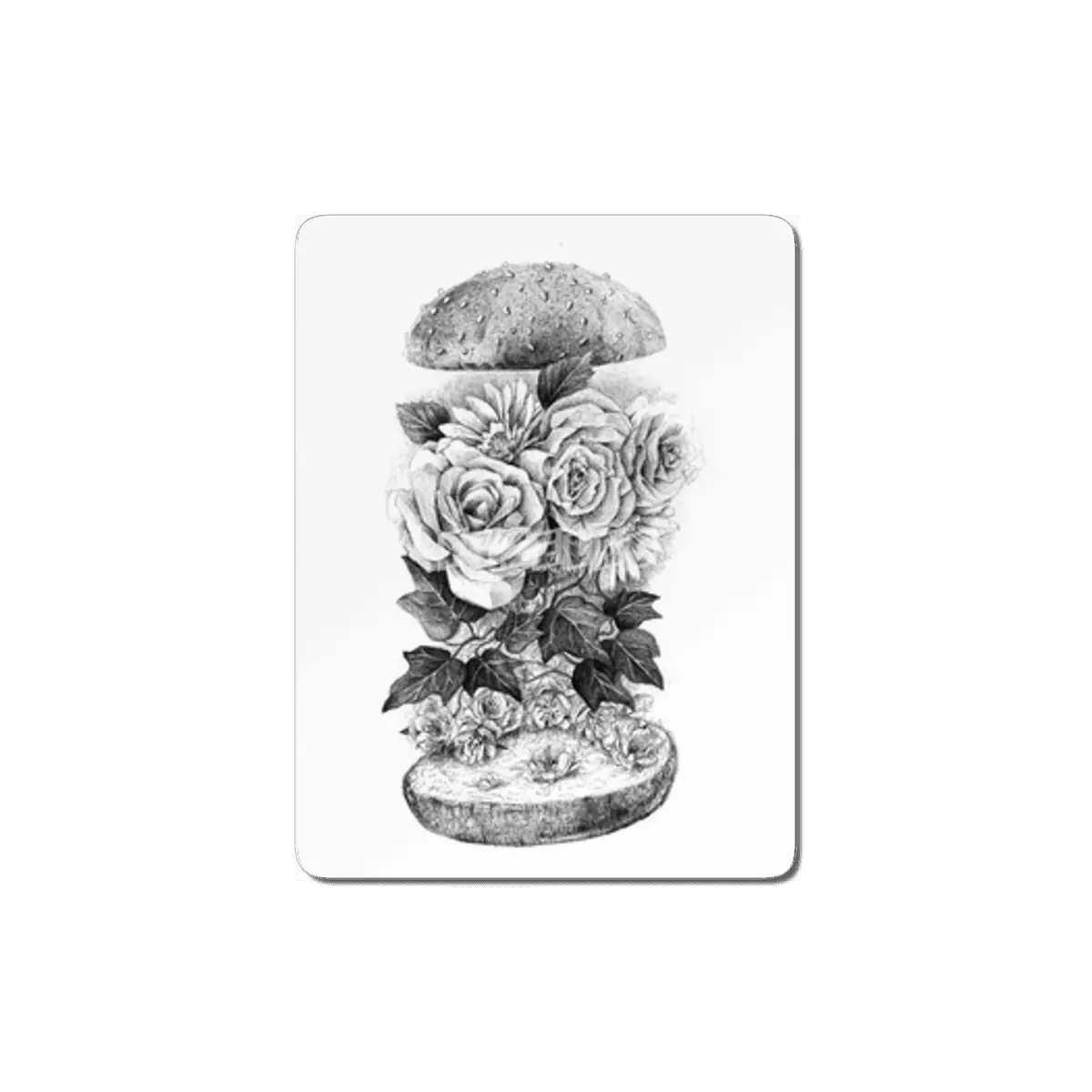 Flower Burger MDF Tablo