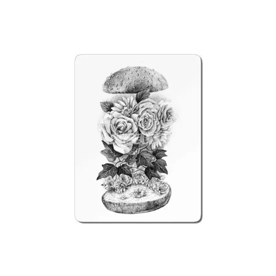 Flower Burger MDF Tablo