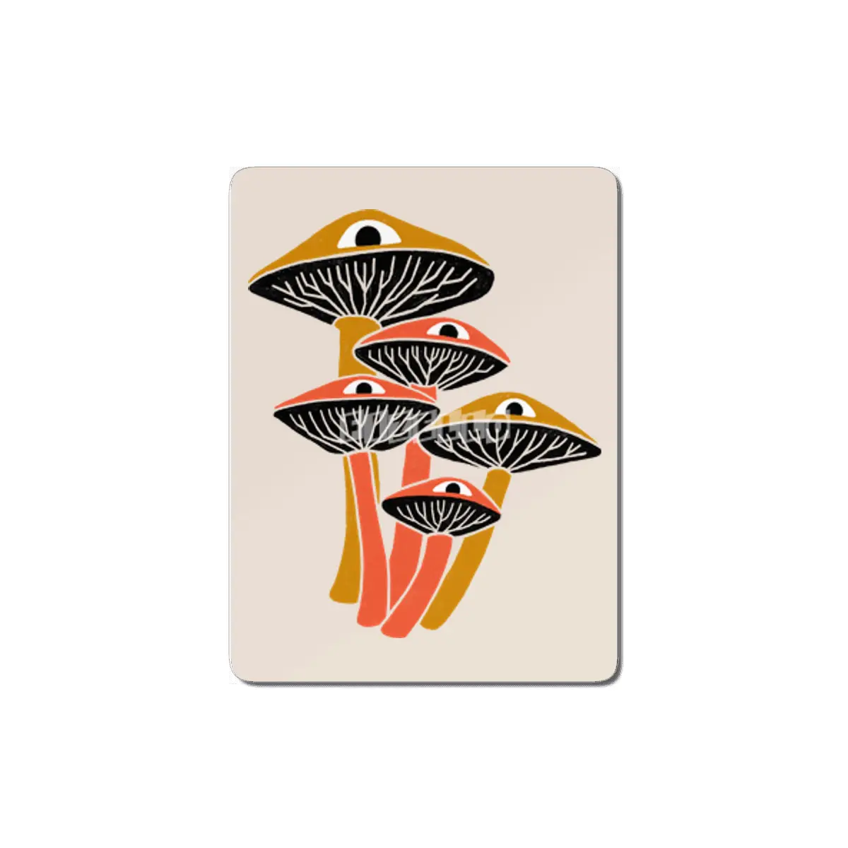 Mushroom Cluster MDF Tablo