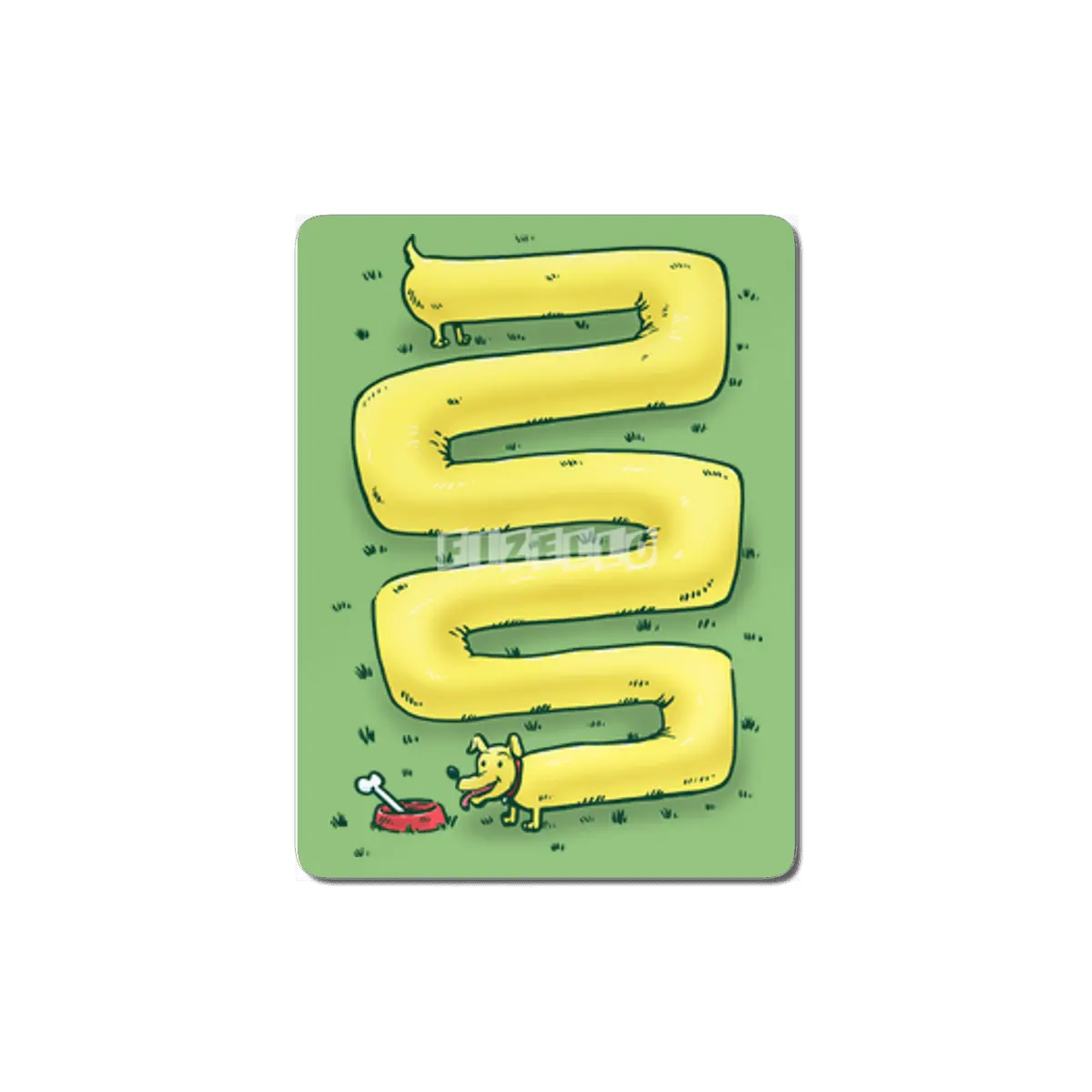 Infinite Wiener Dog MDF Tablo