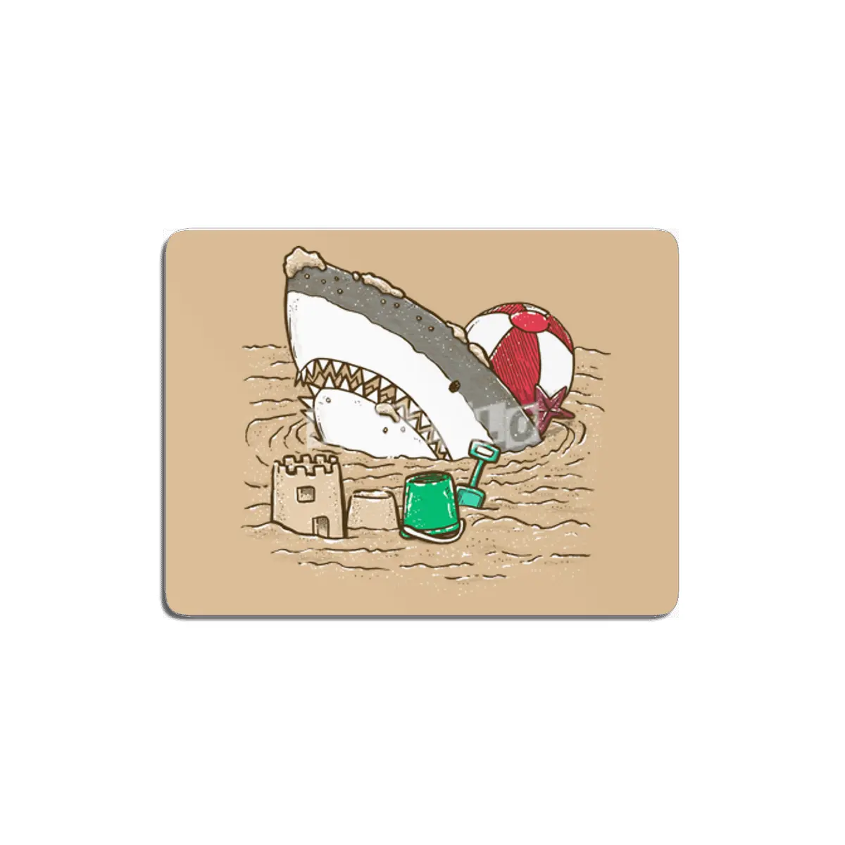 Sandy Beach Shark MDF Tablo