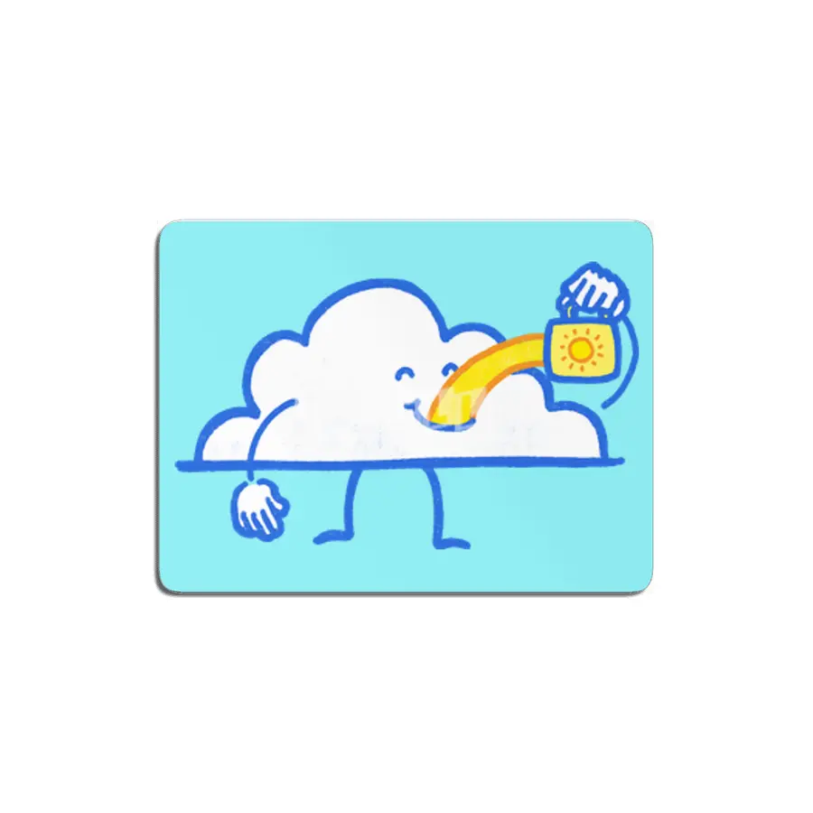 The Coffee Cloud MDF Tablo