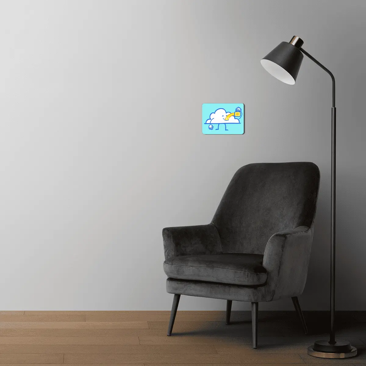 The Coffee Cloud MDF Tablo