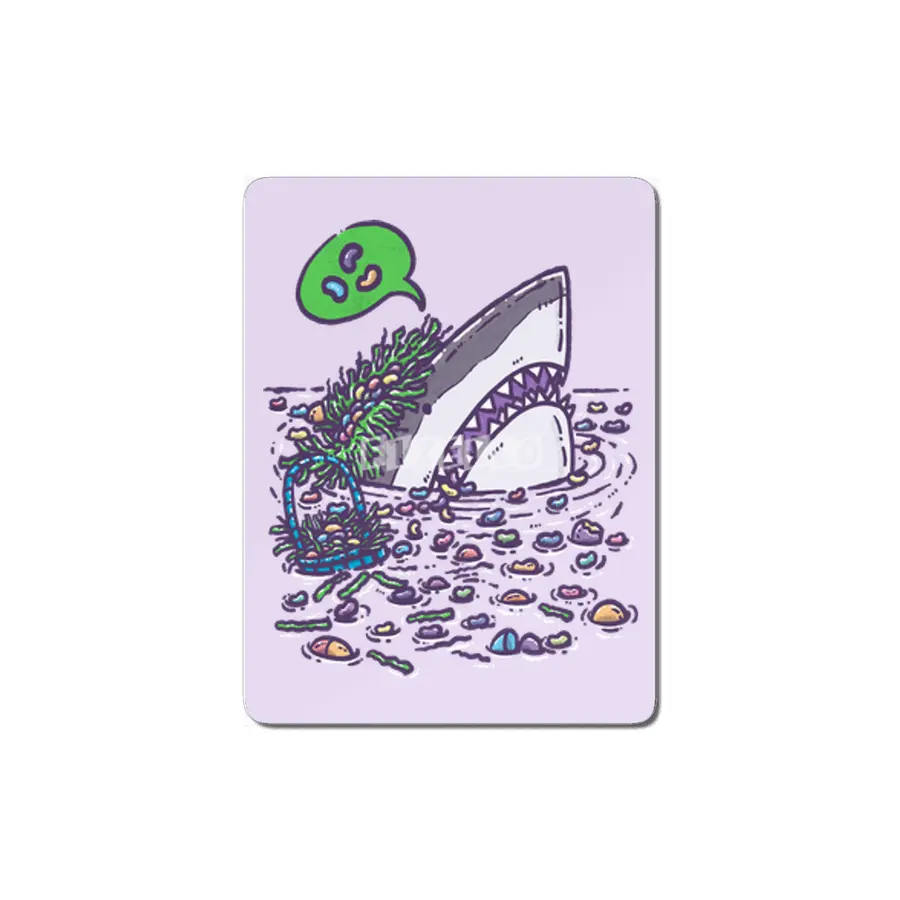 The Jelly Bean Easter Shark MDF Tablo