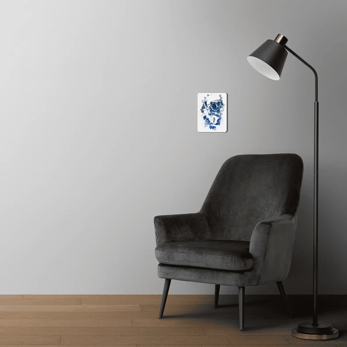 Space Dog MDF Tablo