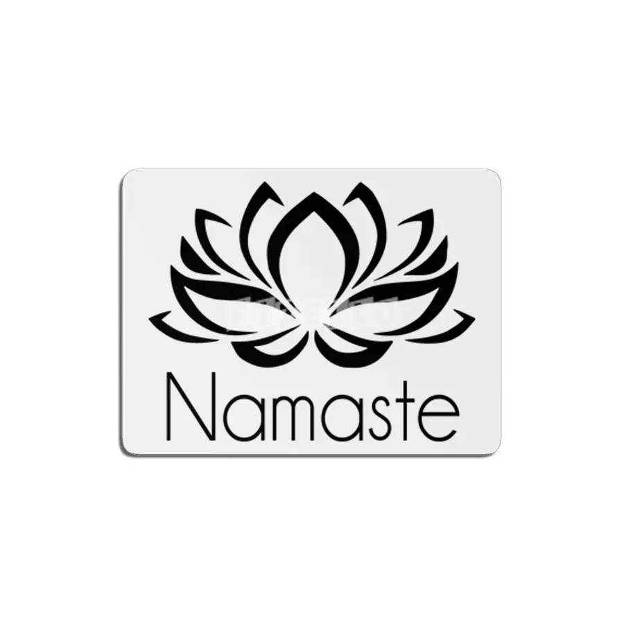 Namaste Yoga Calm Good Vibes MDF Tablo
