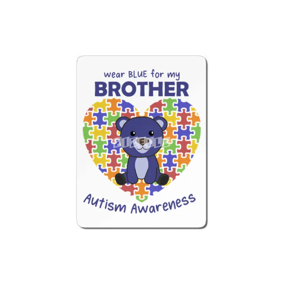 Autism Awareness Wear Blue For My Brother MDF Tablo