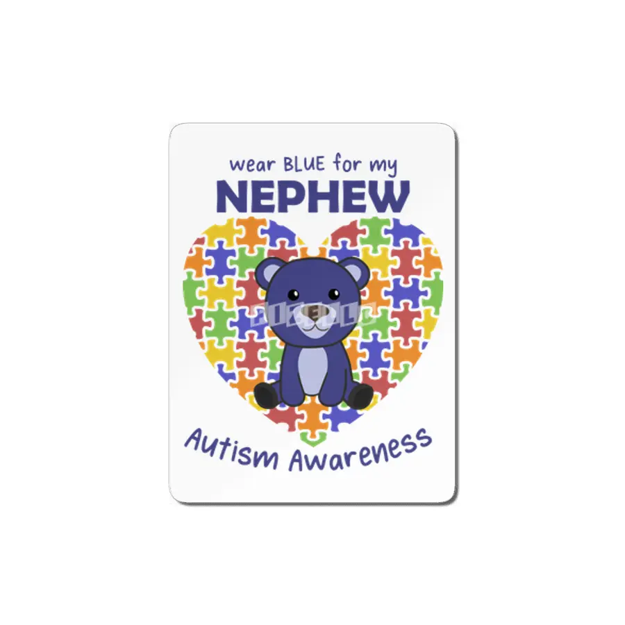 Autism Awareness Wear Blue For My Nephew MDF Tablo