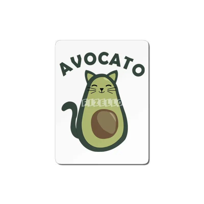Avocado Cat Funny Food Kitten Avocato MDF Tablo