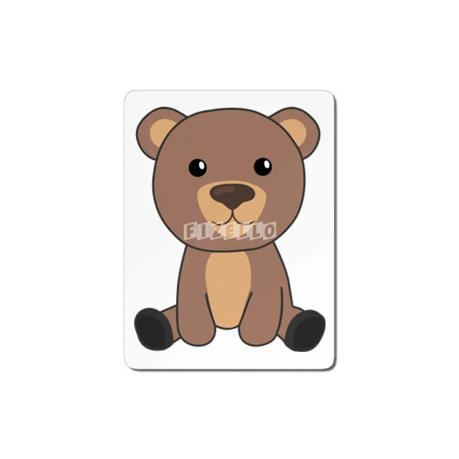 Bear Bears Cute Animals For Children Baby Bear MDF Tablo
