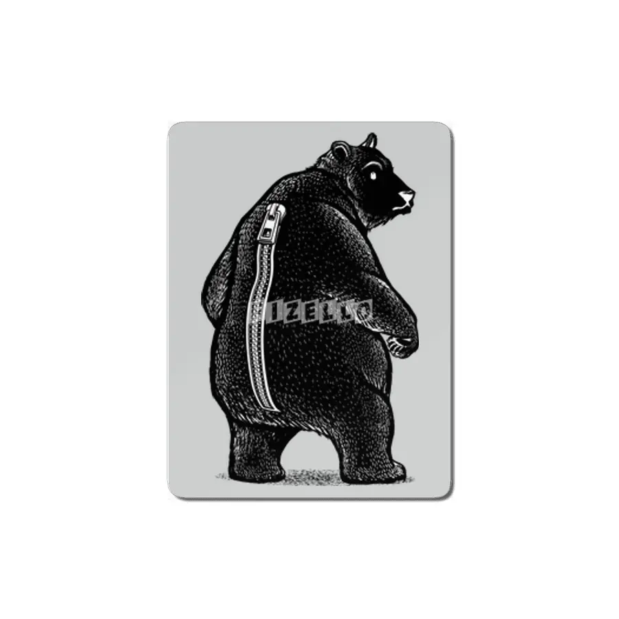 Zipper Bear Disguise MDF Tablo