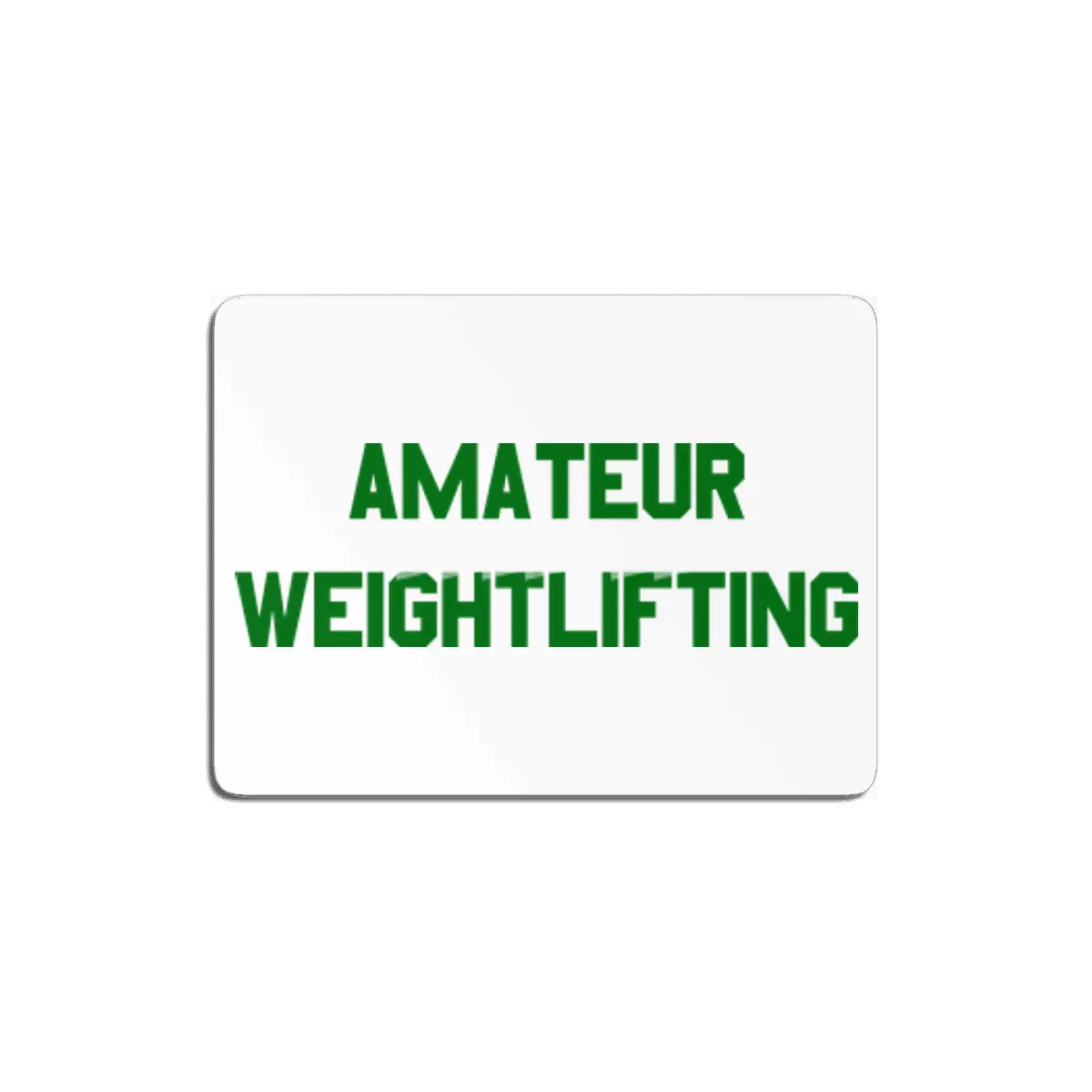 Amateur Weightlifting MDF Tablo