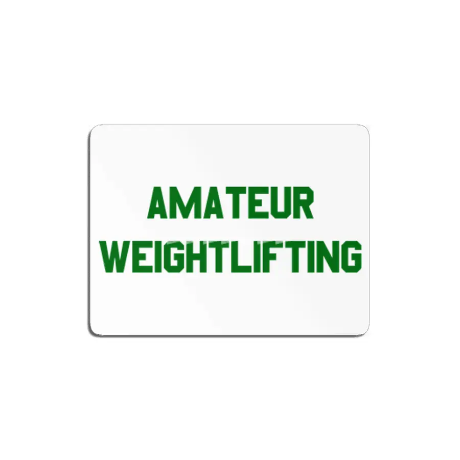 Amateur Weightlifting MDF Tablo