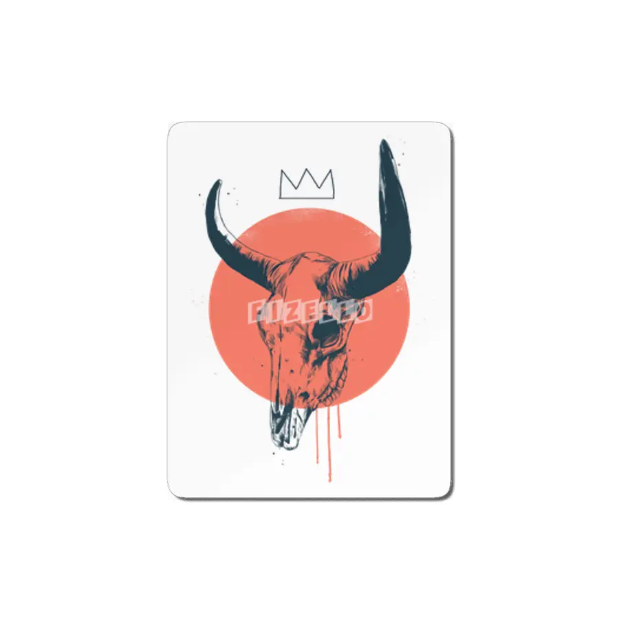 Bull Skull MDF Tablo