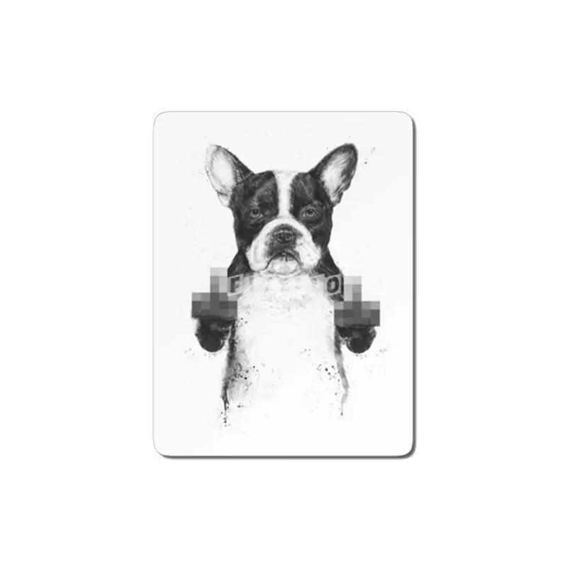 Censored dog MDF Tablo