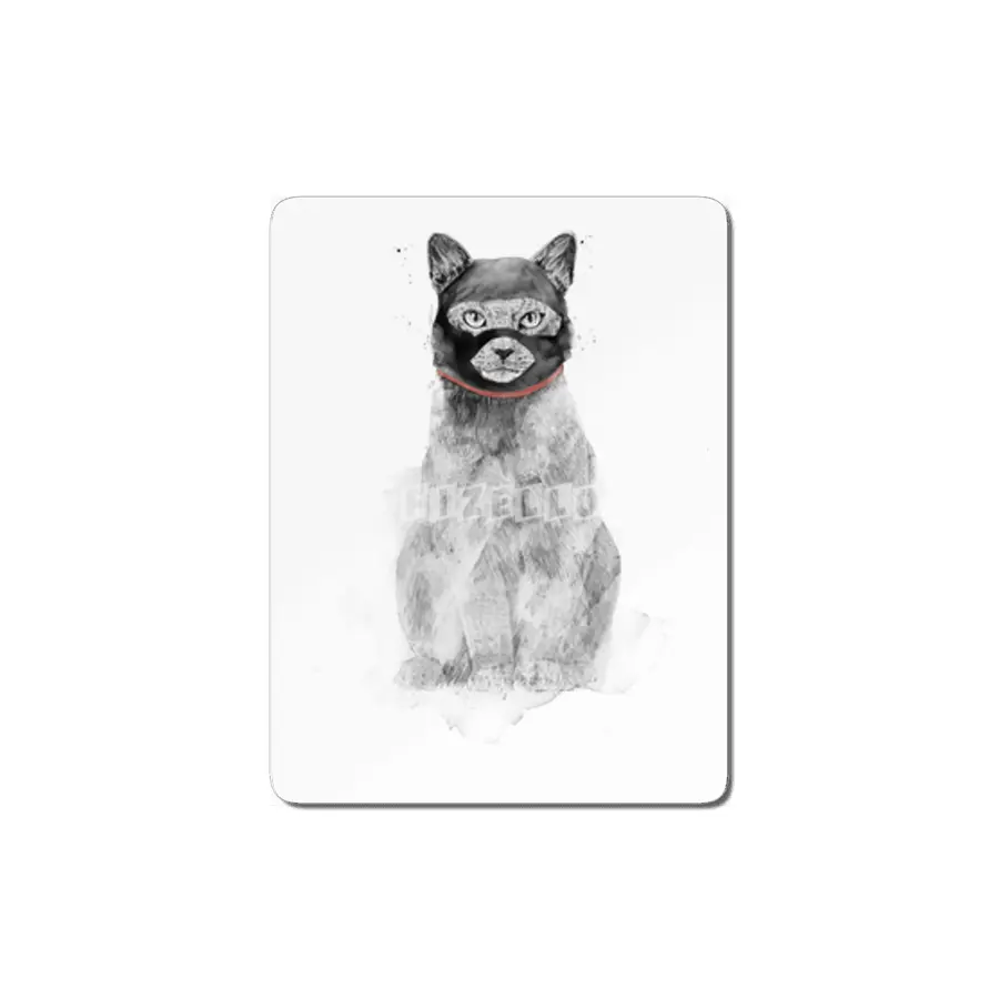 Masked cat MDF Tablo