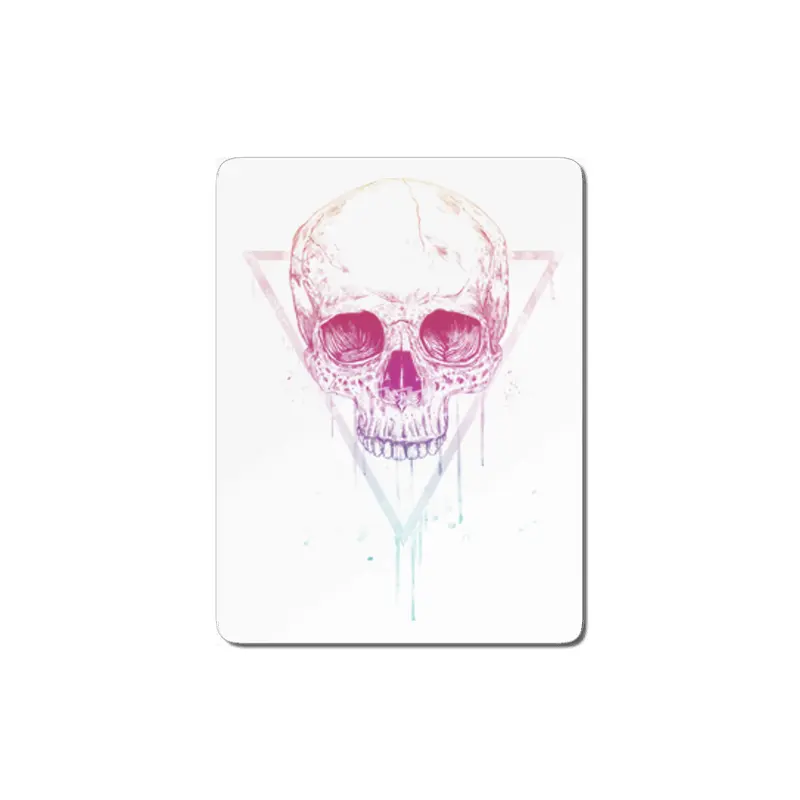 Skull in a triangle MDF Tablo