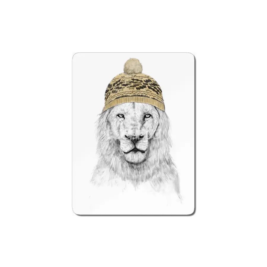 Winter lion MDF Tablo
