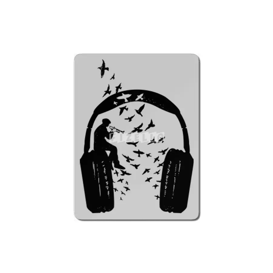 Headphone Bugle MDF Tablo