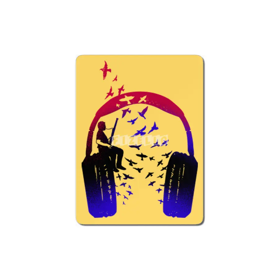 Headphone Music bassoon MDF Tablo