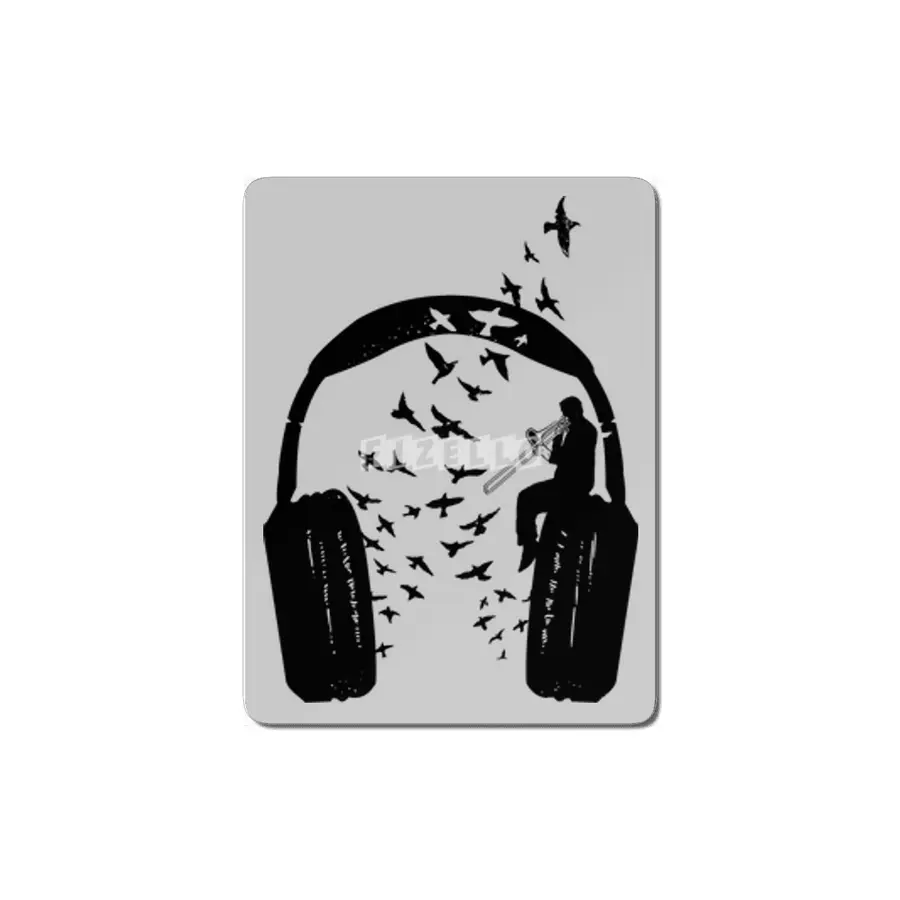 Headphone Trombone MDF Tablo