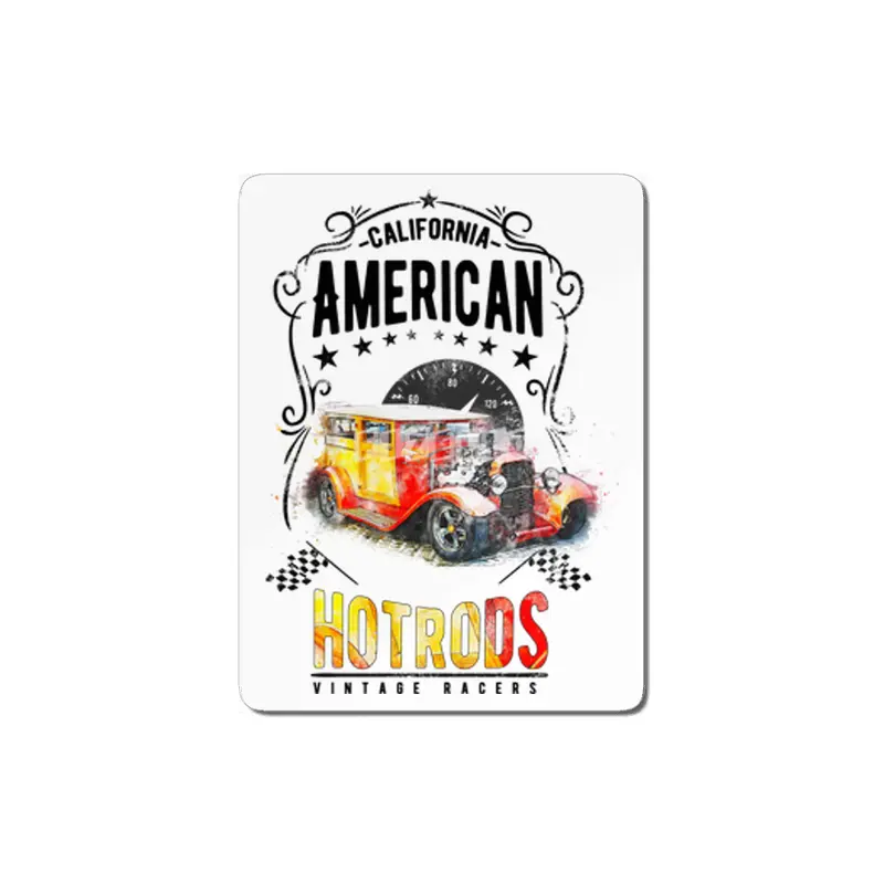 American Hot Rod Hotrod Racing Car Gift MDF Tablo