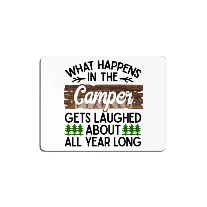 Camping Camper Vacation Motorhome Adventure Gift MDF Tablo