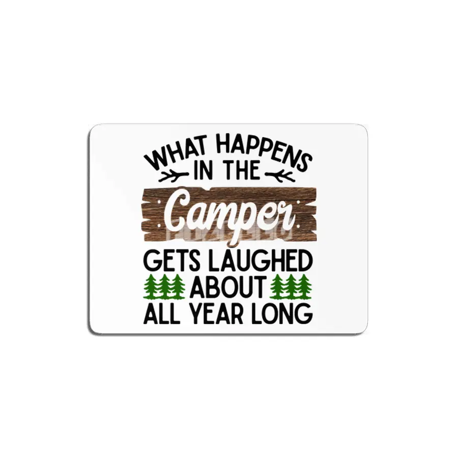 Camping Camper Vacation Motorhome Adventure Gift MDF Tablo