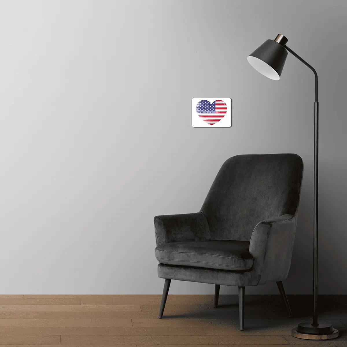 I Love America USA, My Home, My Country MDF Tablo