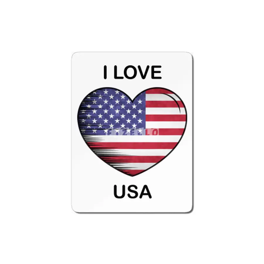 I Love America USA, My Home, My Country MDF Tablo
