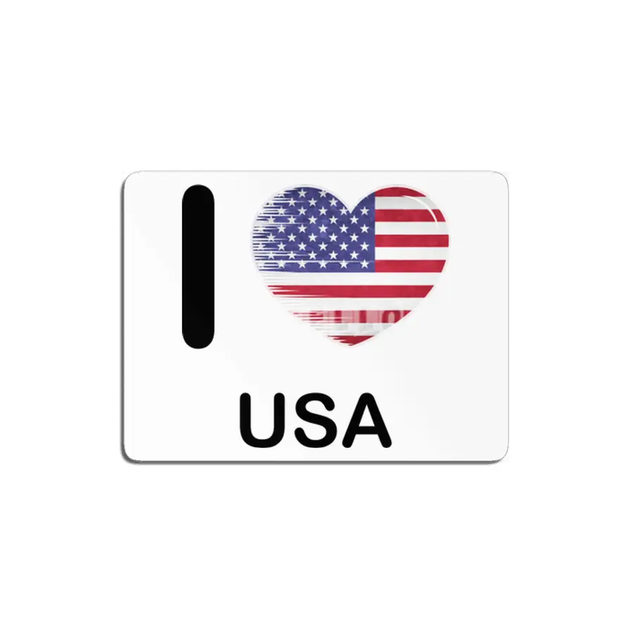 I Love America USA, My Home, My Country MDF Tablo