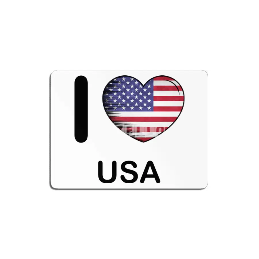 I Love America USA, My Home, My Country MDF Tablo